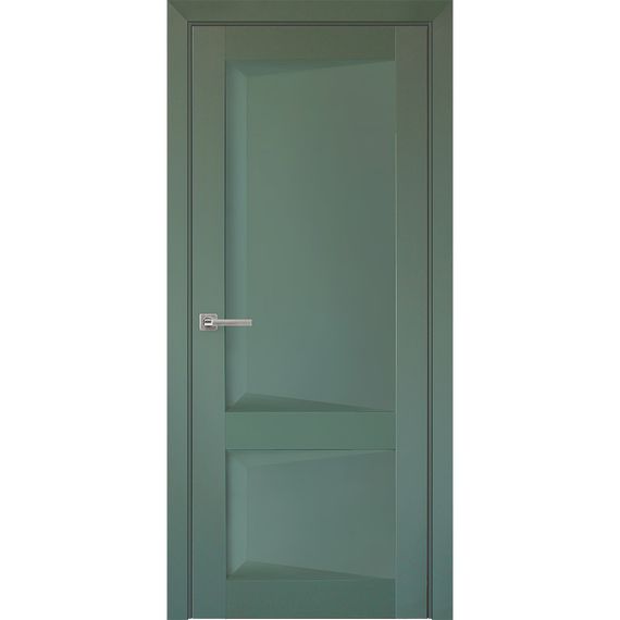 Межкомнатная дверь экошпон Perfecto 102 barhat green глухая