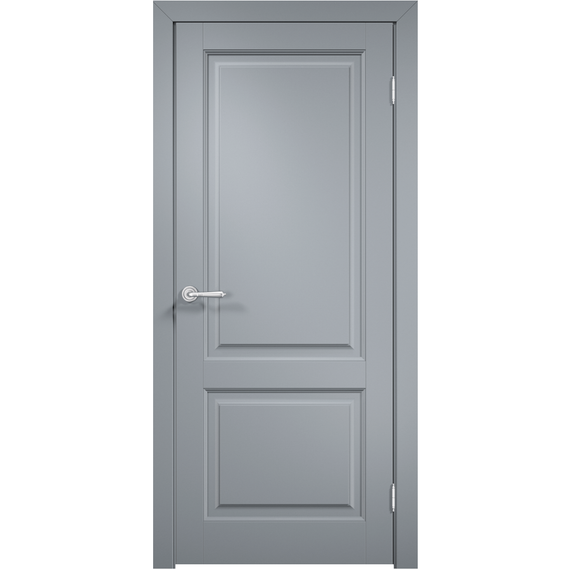 Фото межкомнатной двери эмаль Дверцов Алькамо 2 цвет серый RAL 7047 глухая