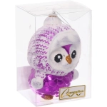 Ёлочная игрушка «Чудной пингвин» 7*5*10 см, Фиолетовый