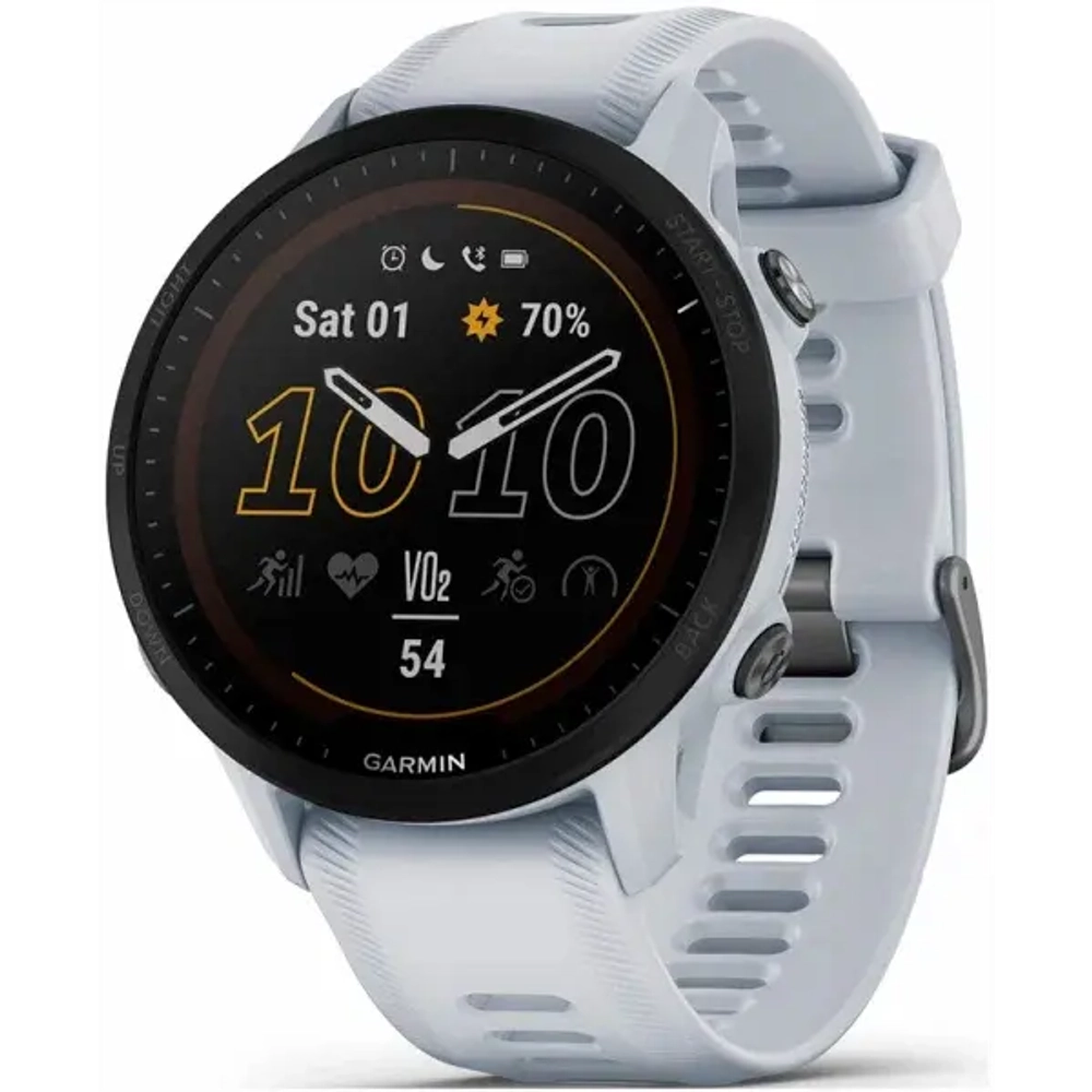 Умные часы Garmin Forerunner 255 Music 45 мм, белый (Whitestone)