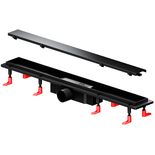 Душевой лоток AM.PM PrimeFlow 70 W02SC-U11-070-04BM с Черной матовой решеткой / под плитку Tile