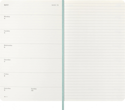Еженедельник Moleskine PRECIOUS & ETHICAL MAMBA Large 130х210мм обложка экокожа 144стр бирюзовый (DSPRETK812WN3)