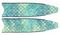 Лопасти Leaderfins Mermaid Blue Semi-Transparent стеклотекстолитовые 20° черная отбортовка