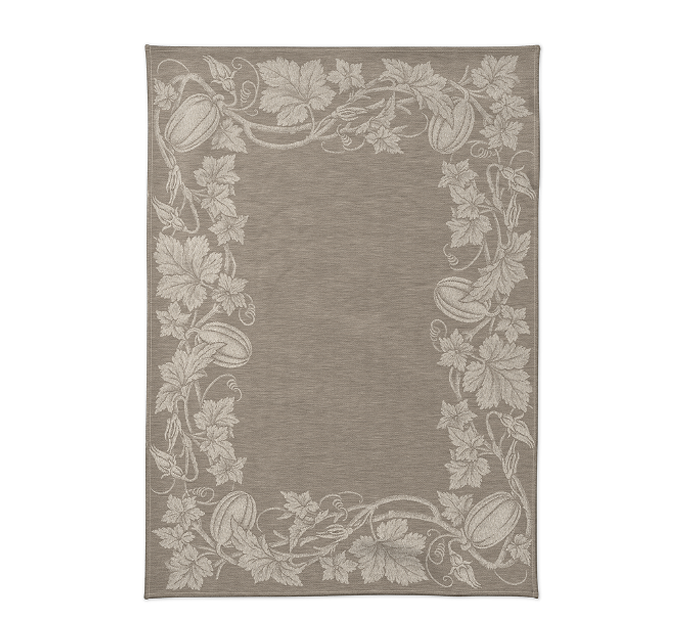 Полотенце кухонное 50х70см Leitner Leinen Kurbis коричневое