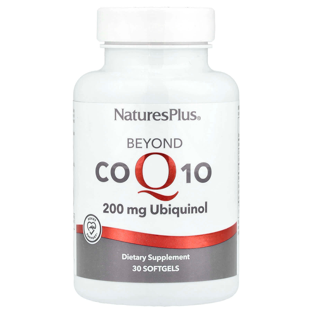 NaturesPlus, Beyond CoQ10, убихинол, 200 мг, 30 капсул