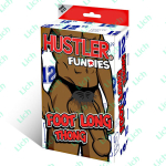 G-стринги с длинным плюшевым чернокожим членом