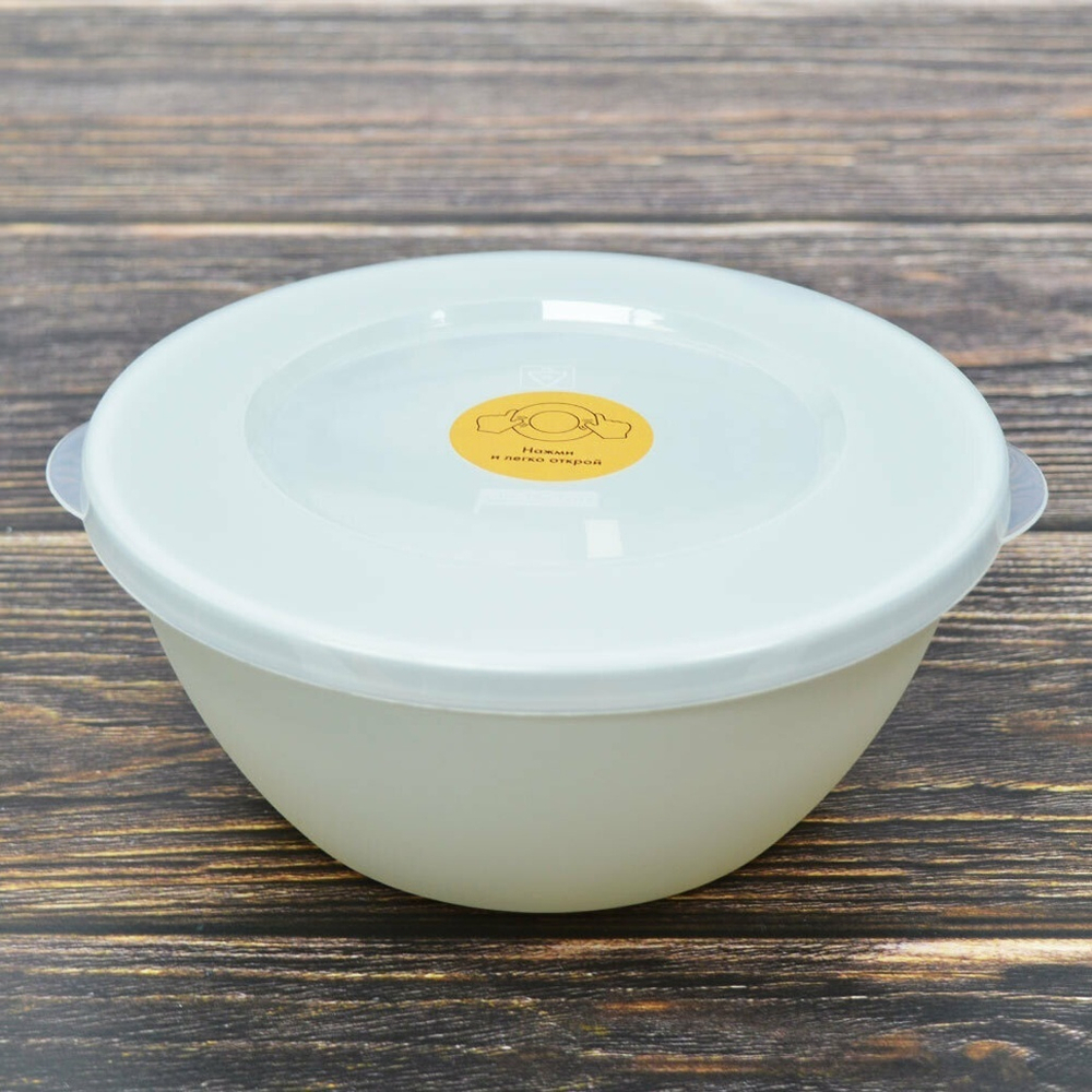 Миска 1л с крышкой Helsinki, пепельный жемчуг