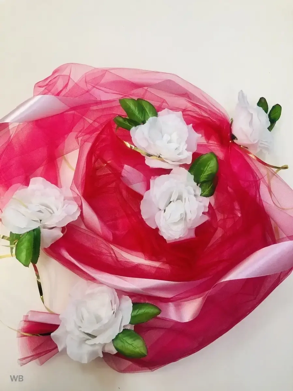 Свадебная лента на автомобиль