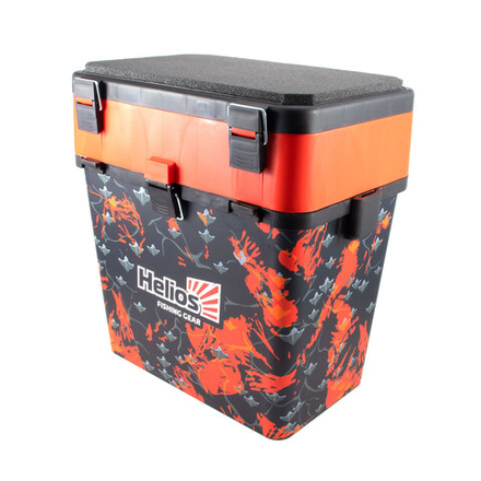 Ящик для зимней рыбалки &quot;SHARK&quot; Helios, 19 л, оранжевый/8/6/