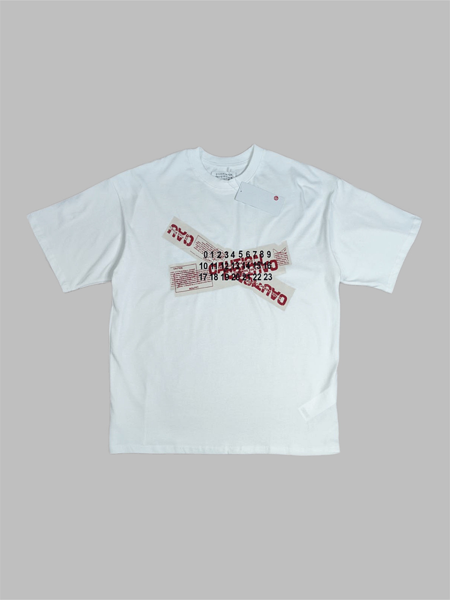 Футболка MaisonMargiela #D218-2 (бел.)