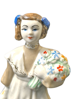 Фарфоровая статуэтка "Первоклассница" Полонне ЗХК