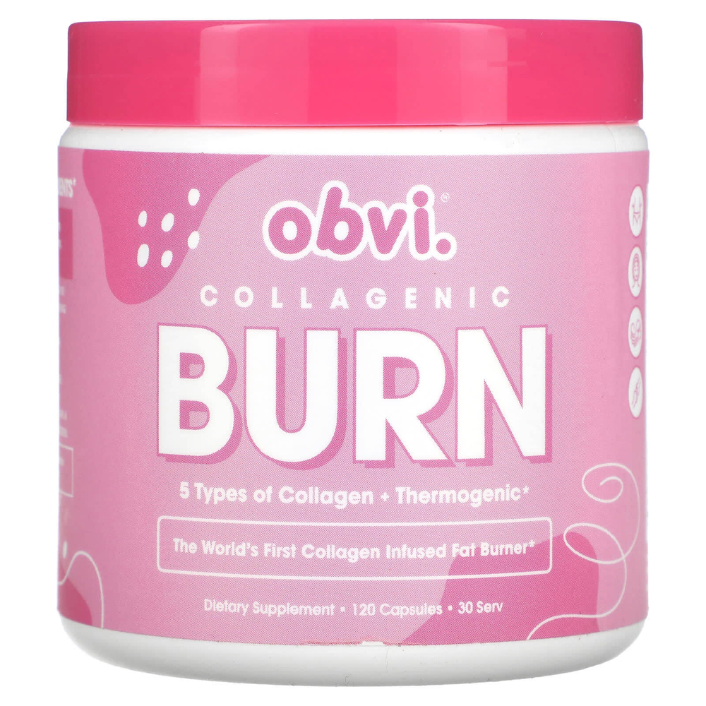Obvi, Collagenic Burn, 120 капсул