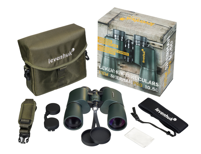 Бинокль Levenhuk New Sherman PRO 10x50