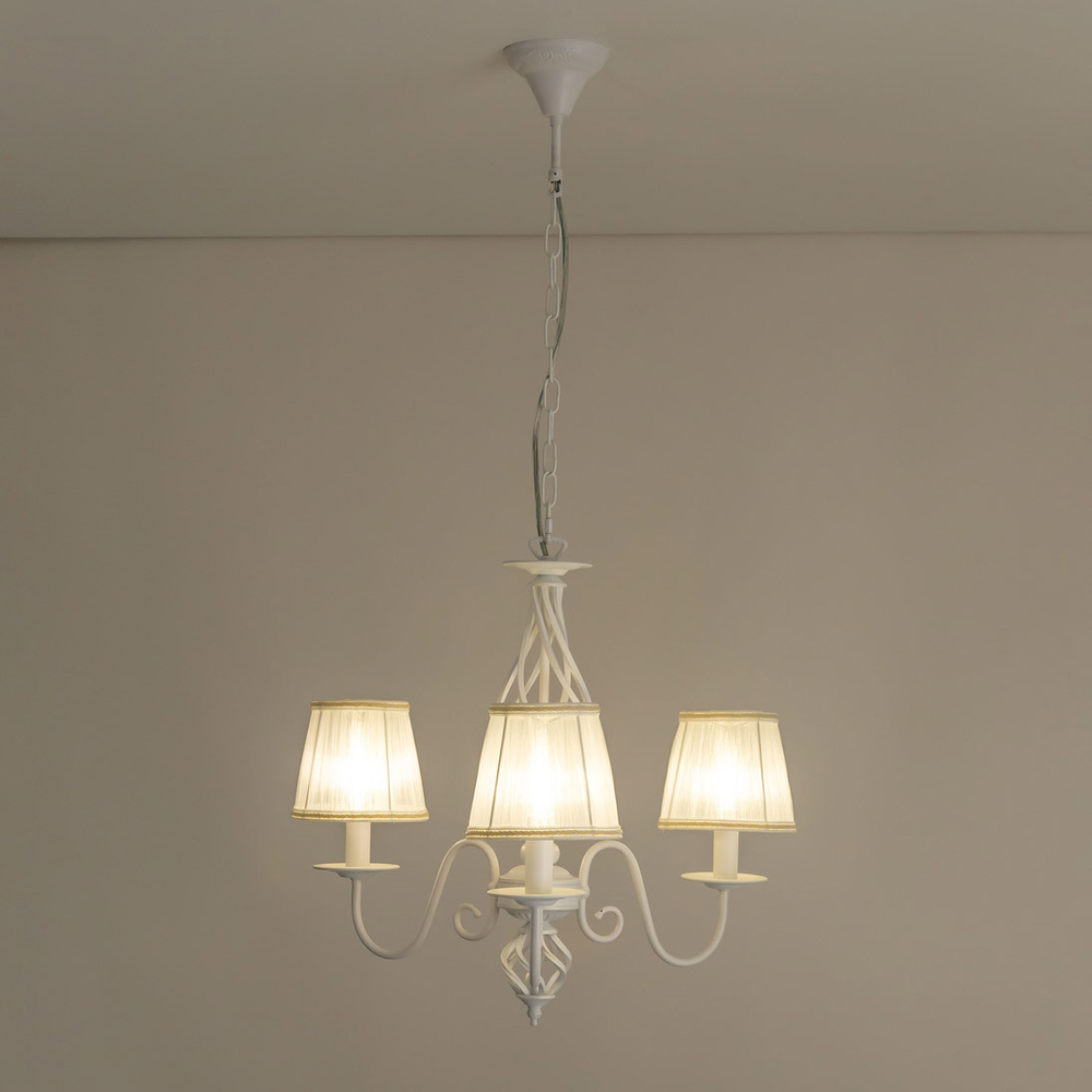 Citilux Ровена CL427130 Люстра с абажурами Белая