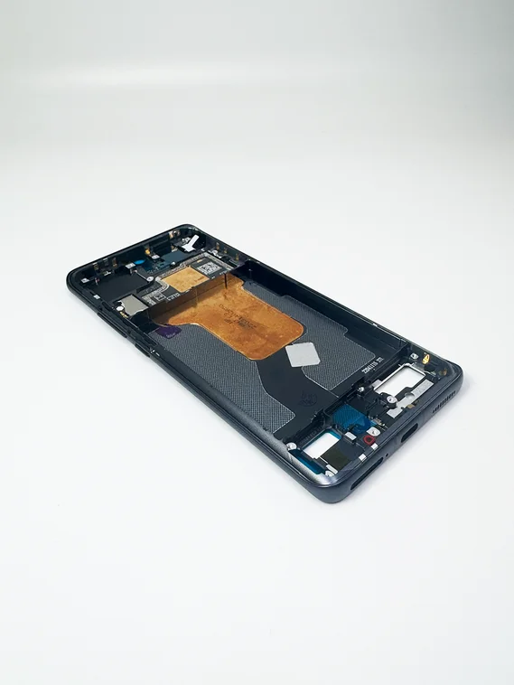 Рамка (средняя часть корпуса) для Xiaomi Mi 12 Pro Черная (Black)