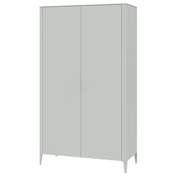 Шкаф Type 2-х створчатый 210х120 см (светло-серый)