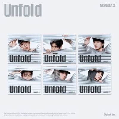 Альбом MONSTA X - Unfold American Studio Album DIGIPACK RANDOM Version
