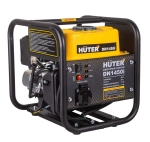 Инверторный генератор Huter DN 1450i (1300 Вт, вес 12,5 кг, Ручной стартер, 2л бензобак)