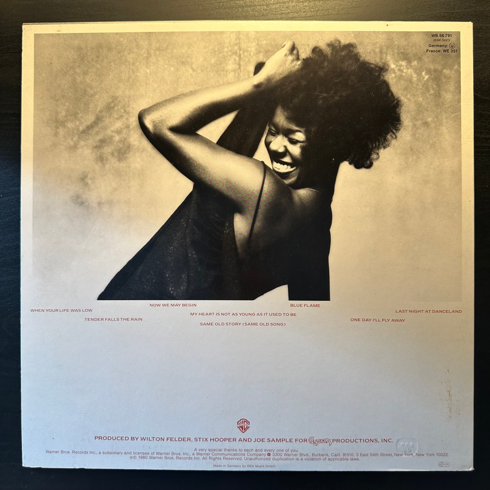 Randy Crawford - Now We May Begin (Германия 1980г.)