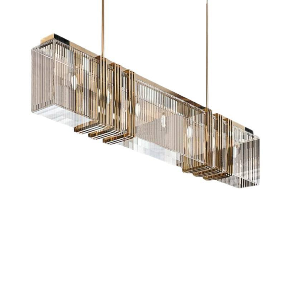 Люстра дизайнерская горизонтальная Metzger by Light Room