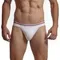 Мужские трусы танга белые JOCKMAIL JM3037-1