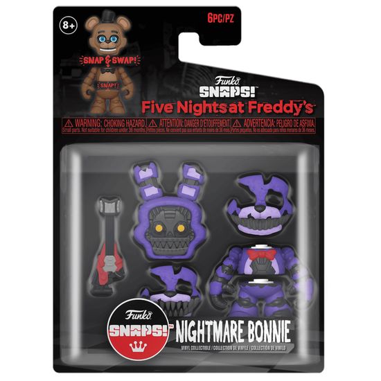Фигурка Funko Vinyl SNAPS! FNAF Nightmare Bonnie 67693 / Фигурка Фанко ПОП! по мотивам игры "Пять ночей с Фредди", Бонни