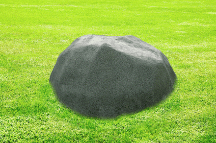 Декоративный камень на люк D180/80 - серый