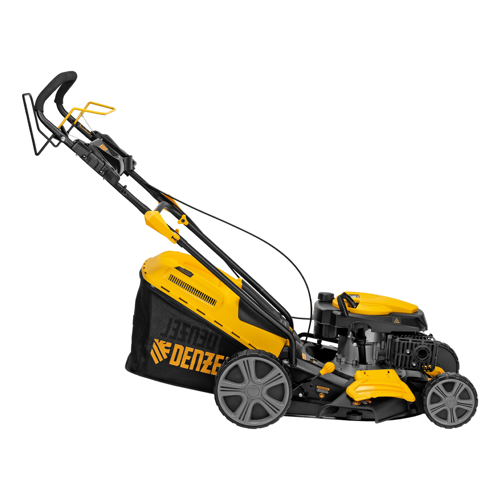 Газонокосилка бензиновая GLD-460SP, 146 куб.см., шир. 46 см,привод,7 уров.,травосб. 50 л// Denzel