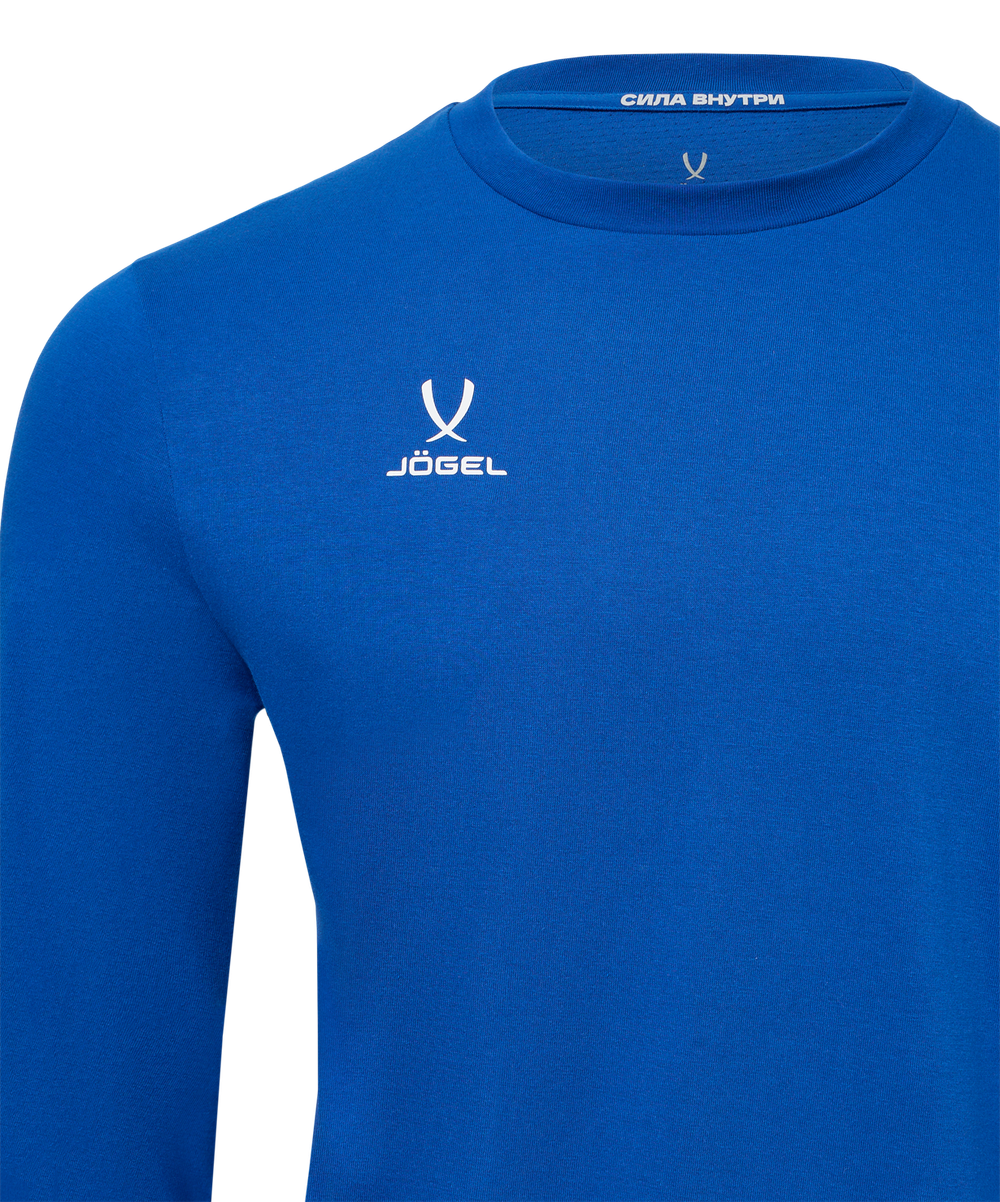 Лонгслив тренировочный JÖGEL DIVISION PerFormDRY Training CVC LS Z2, синий