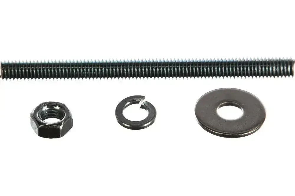 Шпилька крепежная, М8, 100 мм, сталь, серый