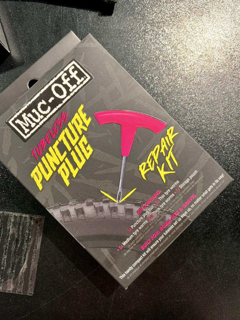 Ремонтный комплект Muc-Off Puncture Plug Tubeless Repair Kit Tool для бескамерного монтажа