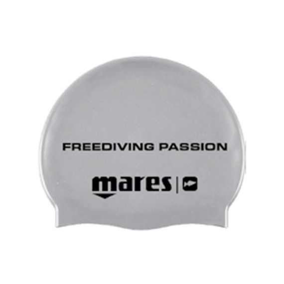 Шапочка для плавания Mares Apnea Cap серебристый