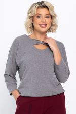 Джемпер трикотажный Сайрис (светло-серый) Б14790-50М LT Collection