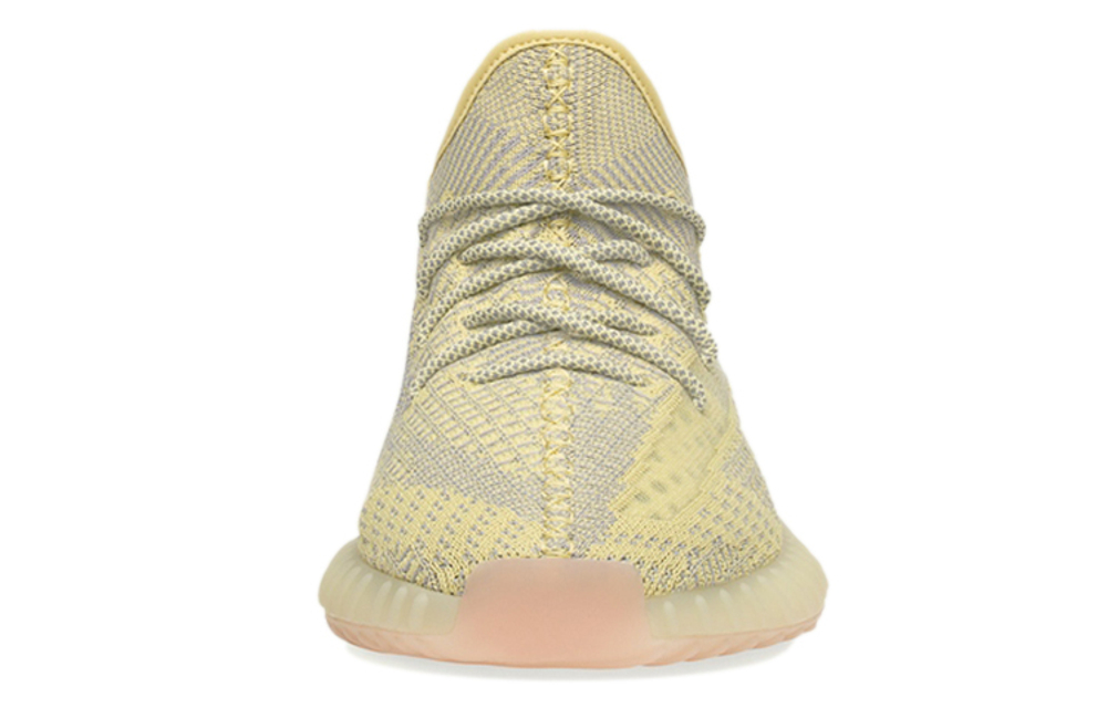 Adidas originals Yeezy Boost 350 V2 Angel "Antlia" Lace Reflective Version Shock Absorbing Breathable Lightweight Low Aid Sports Casual Shoes Coated Yellow European Region