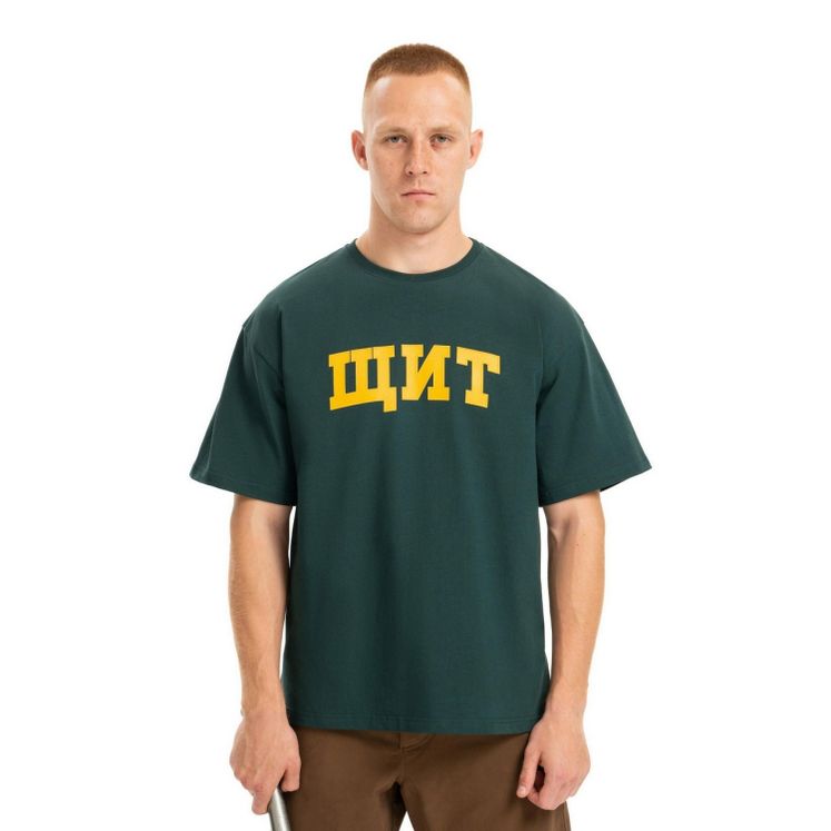 Футболка Питерский Щит ЩИТ, зелёный