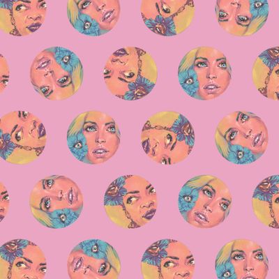 тропики горошек barbie core