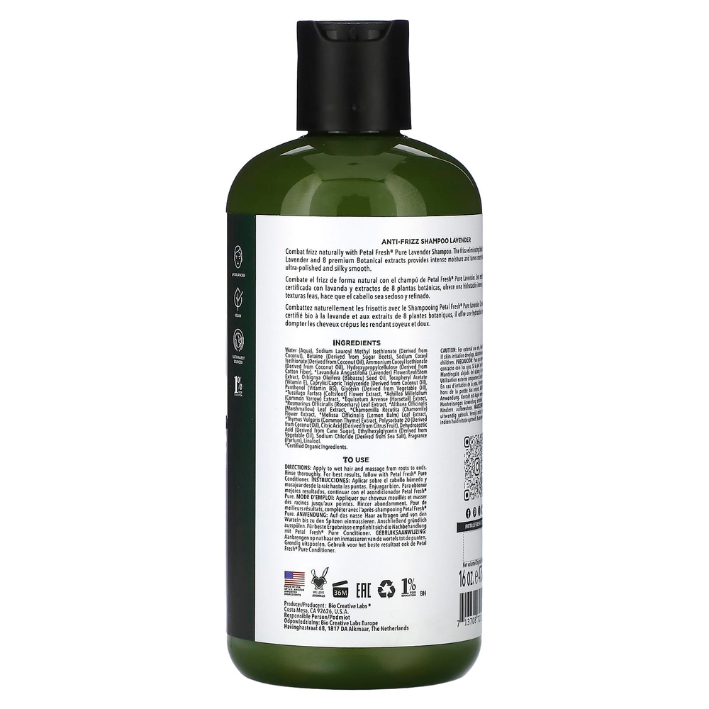 Petal Fresh, шампунь против пушения, с запахом лаванды, 475 мл (16 жидк. унций)