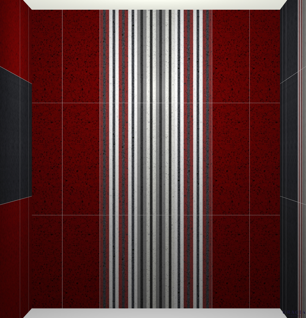 Molle red wall 02 300х900 (1-й сорт)
