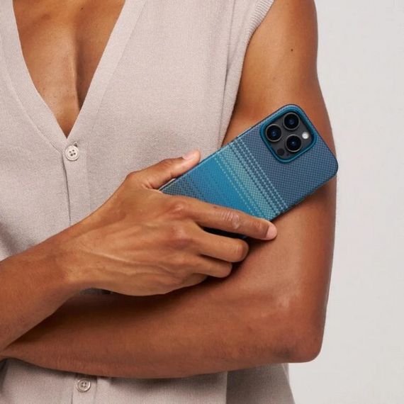 Противоударный чехол Pitaka Military-Grade Protective Case для iPhone 16 Pro Max Moonrise (KI1601PPMOM)