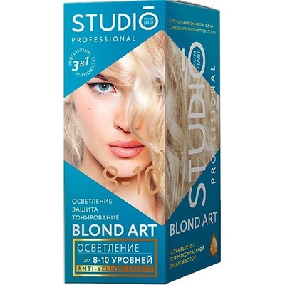 STUDIOКраска д/волос,8-10 тонов 3D осветление
