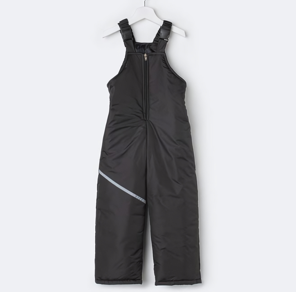 Полукомбинезон А.2607-07, черный, р. 122-128 см синтепон 200 гр 5054942