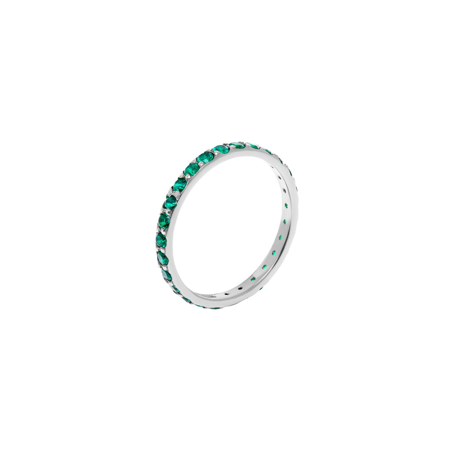 Кольцо Pave Ring – Silver Green