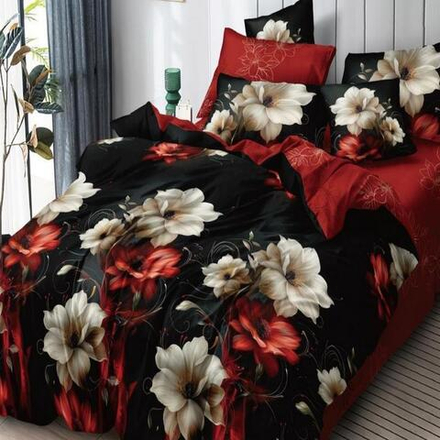 Комплект постельного белья "П37. F-76014", поплин, 100% хлопок, Россия.