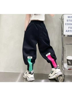 Брюки спортивные с цветными замками