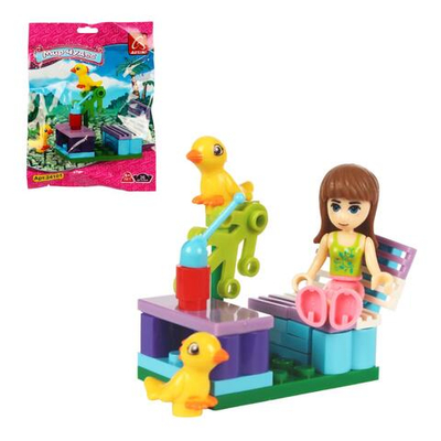 Конструктор блочный "Город. Мир чудес" 36эл. пакет Аусини 24101