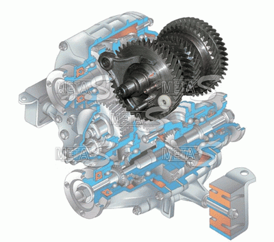 Ускоряющий раздатку блок шестерней Нива-Шеви Нива