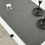 Подвесной туалетный столик консоль Royal 5310 эко (Металл Бруклин-р.черная)