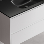 Тумба подвесная под раковину Sancos Libra, белый глянец 990х450х500 мм