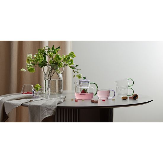 Чайник заварочный orb, 1,2 л, фиолетовый/зеленый