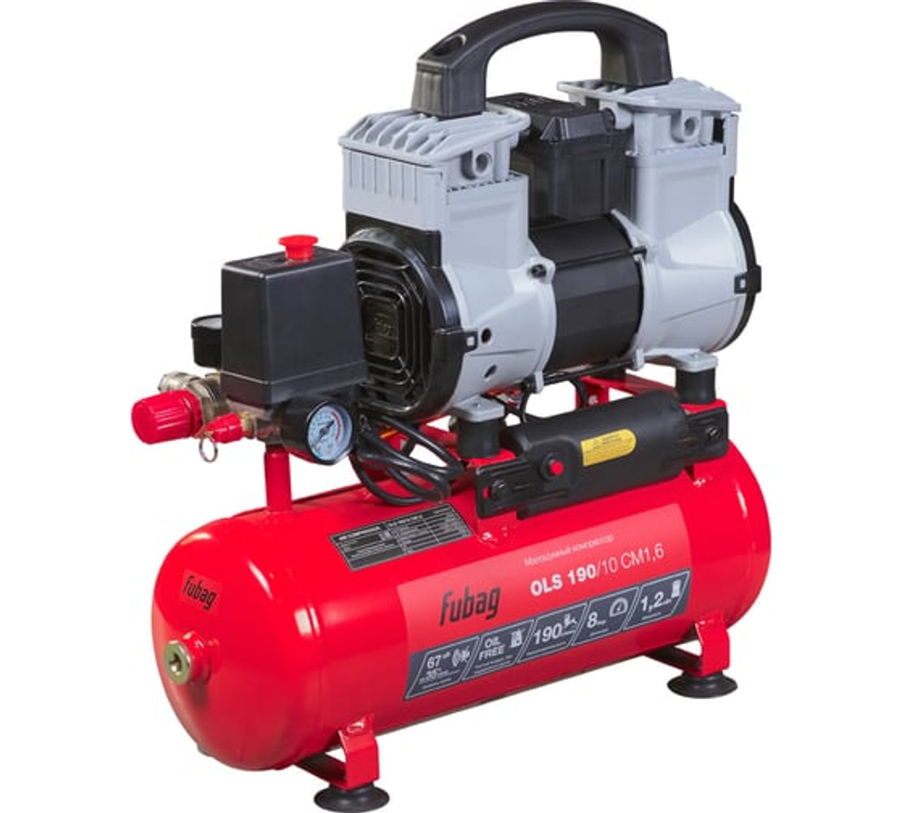 Компрессор безмасляный малошумный FUBAG OLS 190/10 CM1.6 646066